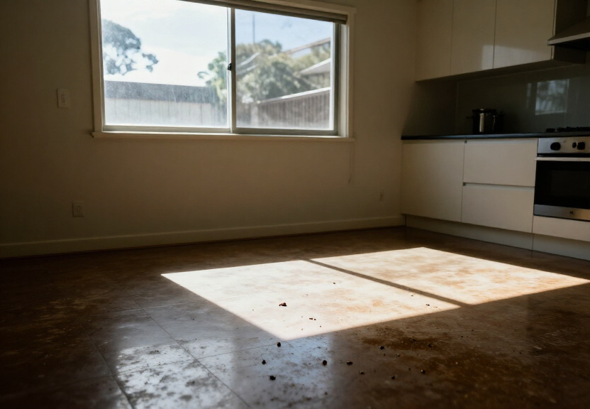 Ant trail along kitchen counter in North Sydney home